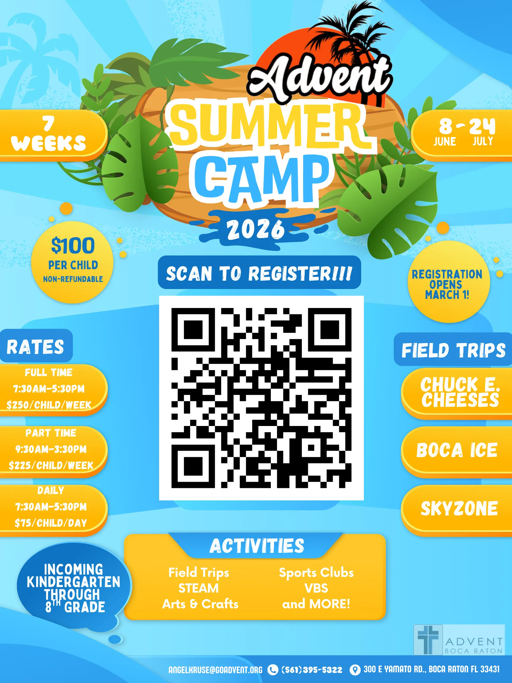 Advent School, Boca Raton, FL Early Childhood, Elementary & Middle School